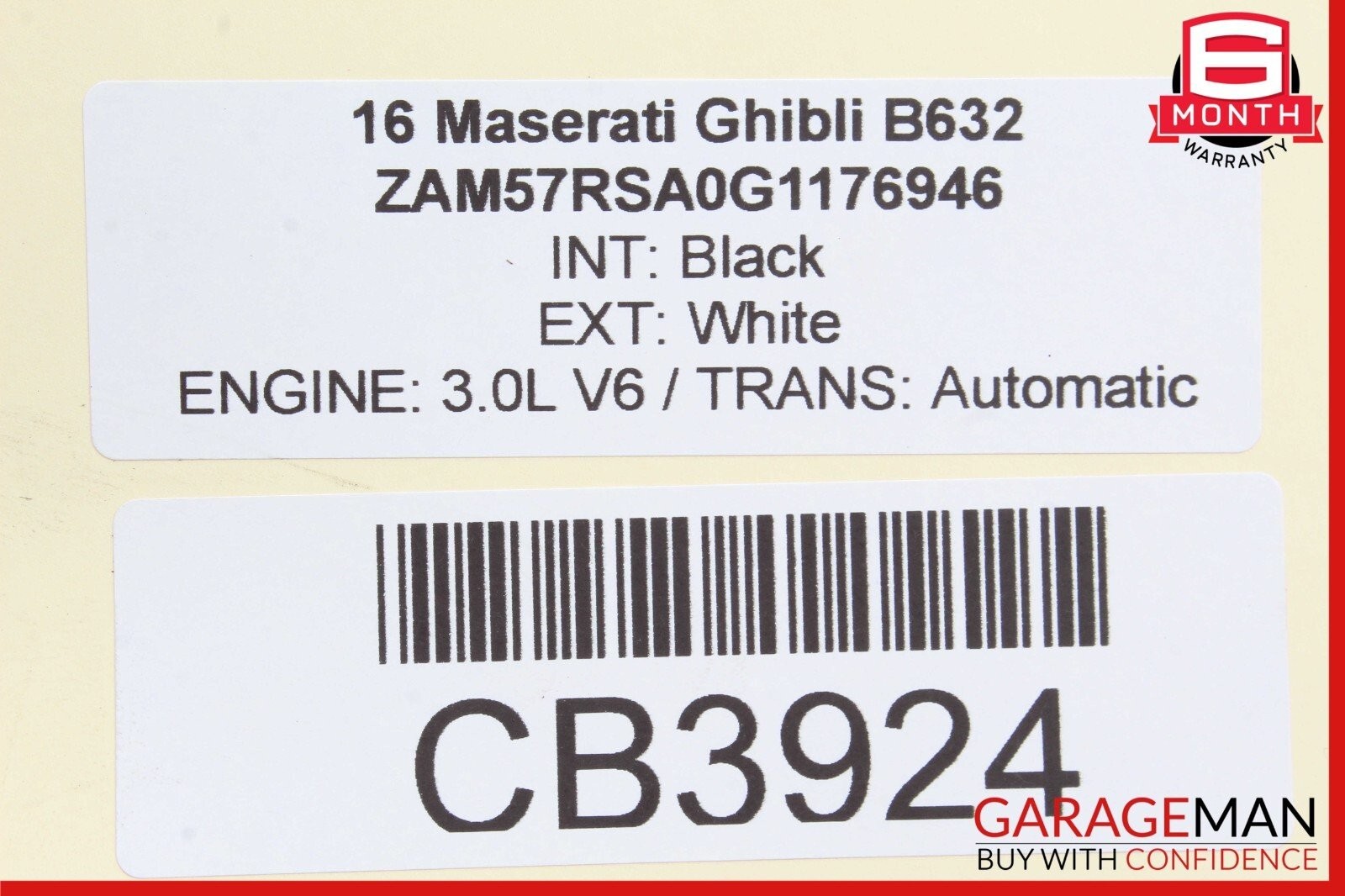 Maserati Ghibli 2014-2017 REAR+RIGHT Exhaust pipe