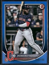 2025 Bowman Jhonkensy Noel Blue /150 #81 RC Rookie Cleveland Guardians