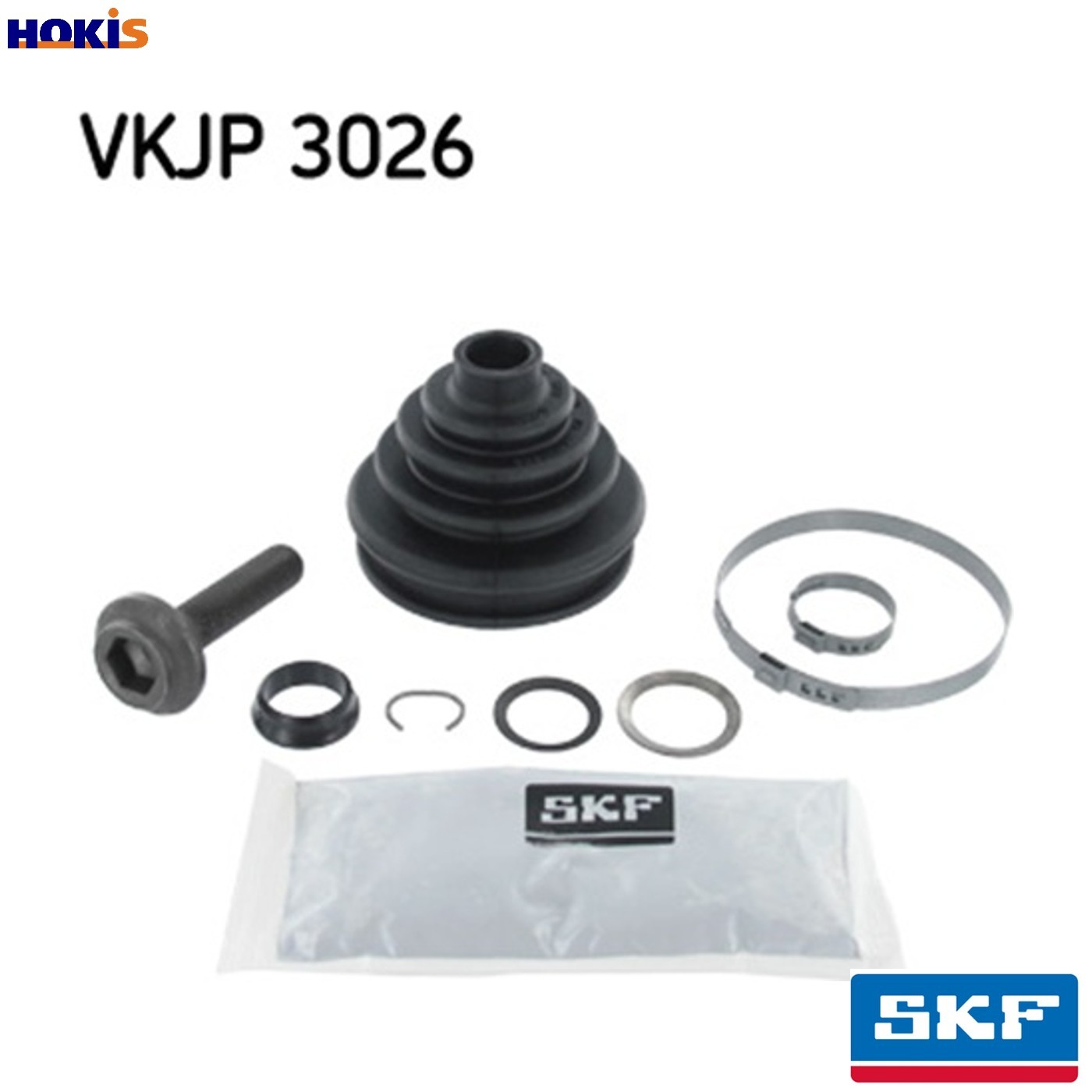 Drive shaft CV joint boot VKJP 3026 SKF for AUDI COUPE B3 100 C4 Saloon 90 B3 - Image 10
