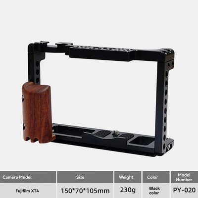 Für Fujifilm X-T4 Kamera Käfig Aluminium Erweiterung Schutzrahmen Case Zubehör