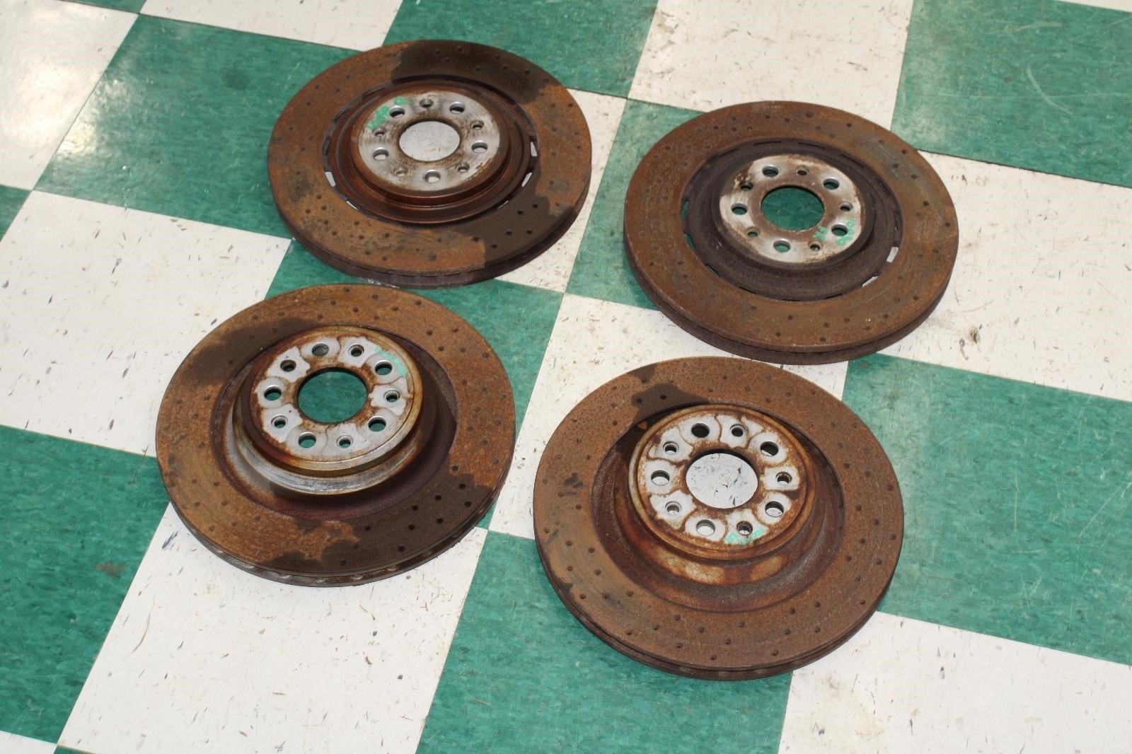 14-20 Ghibli 3.0L RWD Front Rear LH RH Brake Rotors Set 4x OEM Factory OE WTY OE