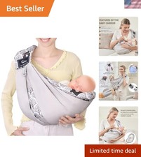 Lightweight Adjustable Baby Carrier - Soft Cotton Sling for Newborns  Toddlers