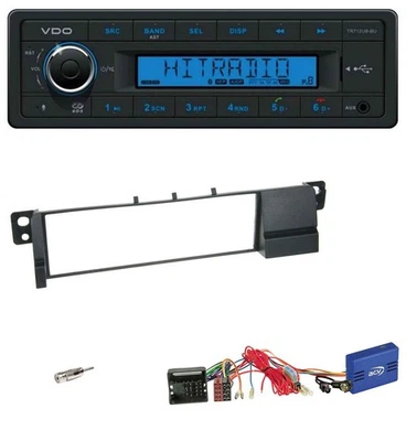 VDO Bluetooth CAN-Bus USB MP3 Autoradio für BMW 3er E46 2002-2007 schwarz - Bild 1 von 4