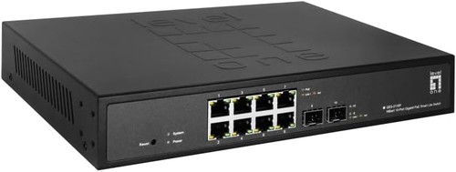 LevelOne GES-2110P 10-Port Gigabit PoE Switch - 第 2/4 張圖片