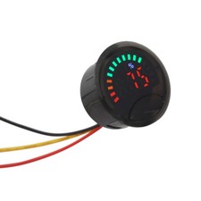 Battery Meter with LED Display, DC 7-100V Voltage Capacity Tester, 12V Digita...