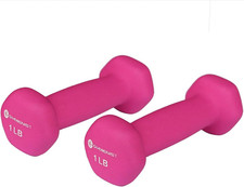 Pair of Dumbbells Set of 2 Soft Non Slip Grip Dumbbells Pair Covered with Neopre
