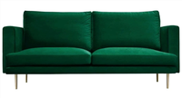 GrüN Sofa Stoff Wohnzimmer Design Couchen Polster Sofas Neu Luxus Dreisitzer