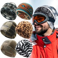 Military Tactical Skull Cap Winter Warm Fleece Windproof Ski Beanie Hat Unisex