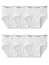 fruit of  the loom Men's White Brief  famous  brand  bag