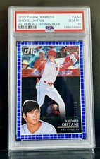 2019 Panini Donruss Shohei Ohtani #AA4 Action All Stars-Blue /249 PSA 10 Pop 9!
