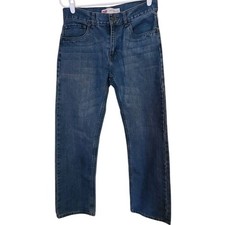 Men's Levi's 505 dark was jeans size 18 29x29 Tall Slender Teen