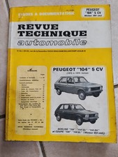 Revue technique Peugeot 104