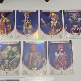 Sega Dreamcast Trading Cards Phantasy Star Online Full Foil Set With TS Card
