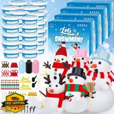 EOBOH 48 Pack Snowman Kit Craft Supplies