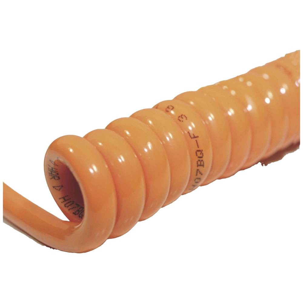 BKL Electronic 1506147 Spiralkabel H07BQ-F 1200 mm 4800 mm 4 G 15 mm Orange 15690₽