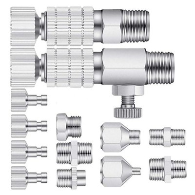 Airbrush Quick Release Adapter Connecter Airbrush Adapter Kit For Air Compressor