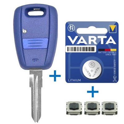 1 Taster Schlüssel Gehäuse Batterie für Fiat Punto Doblo Marea Panda Bravo Stilo
