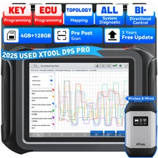 2025 USED XTOOL D9S PRO Bi-Directional Diagnostic Tool Scanner E.CU Programming