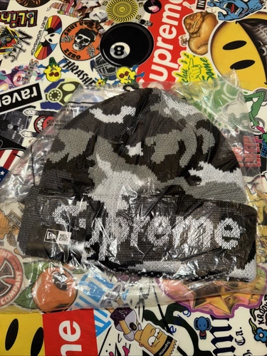Bonnet fendu Supreme FW22 New Era Système d'exploitation réfléchissant Noir