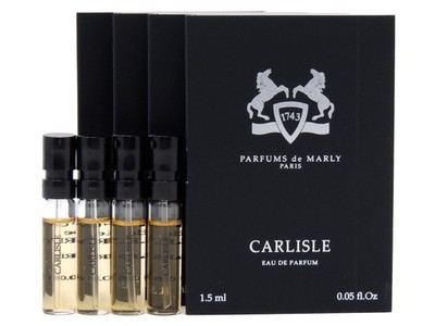 PDM PARFUMS DE MARLY CARLISLE EDP 1.5ml .05fl oz x 4 COLOGNE SPRAY SAMPLES