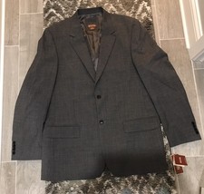 Michael Kors Men Blazer 42 R Blazer NWT 298 Jacket MK Charcoal Wool Suit Wool