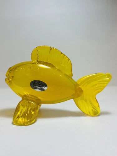 Blenko Weekend Glass Minnow - Citrine