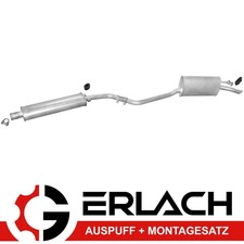 Endschalldämpfer für Fiat Punto 1.7 TD 450