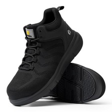 FitVille Men's Extra Wide Work Boots High Top Composite Steel Toe Safety Boot