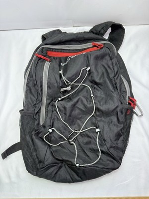 Eddie Bauer Rippac Daypack Backpack Packable Black Red Lightweight