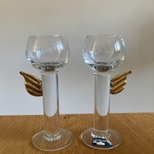 Leonardo Limited 2 Likörgläser mit goldenem Engelsflügel H.14 cm NEU