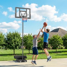 SPORTNOW Basketballkorb Outdoor 135-305cm schnell H&ouml;henverstellbar
