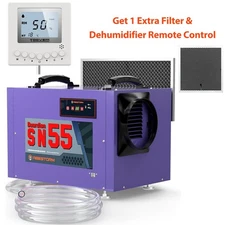 Abestorm Guardian SN55 113 Pint Crawl Space Dehumidifier for Basement 1200 sq.ft