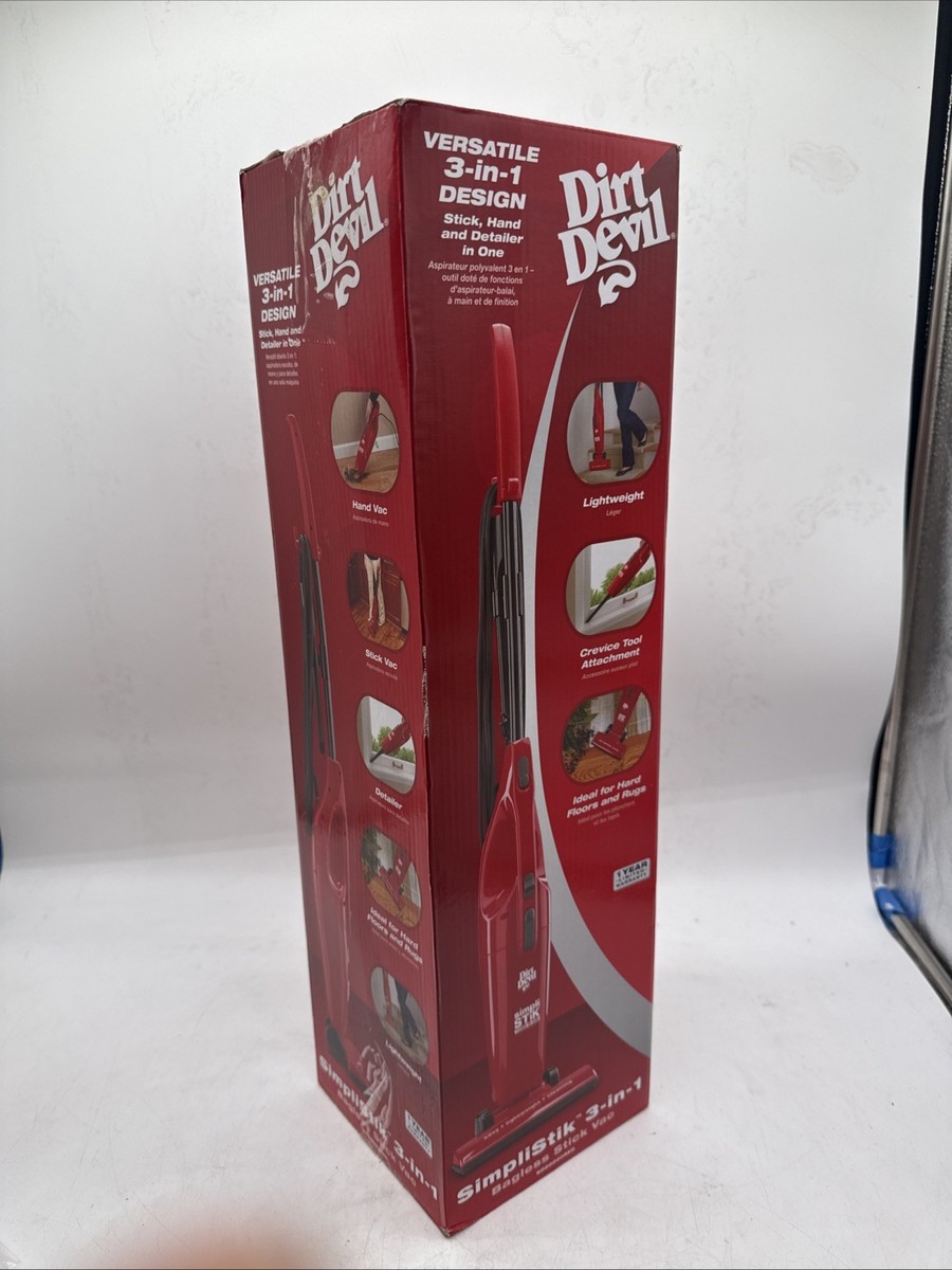 New Dirt Devil SD20000 Versa Clean Bagless Corded 3-in-1 Hand and