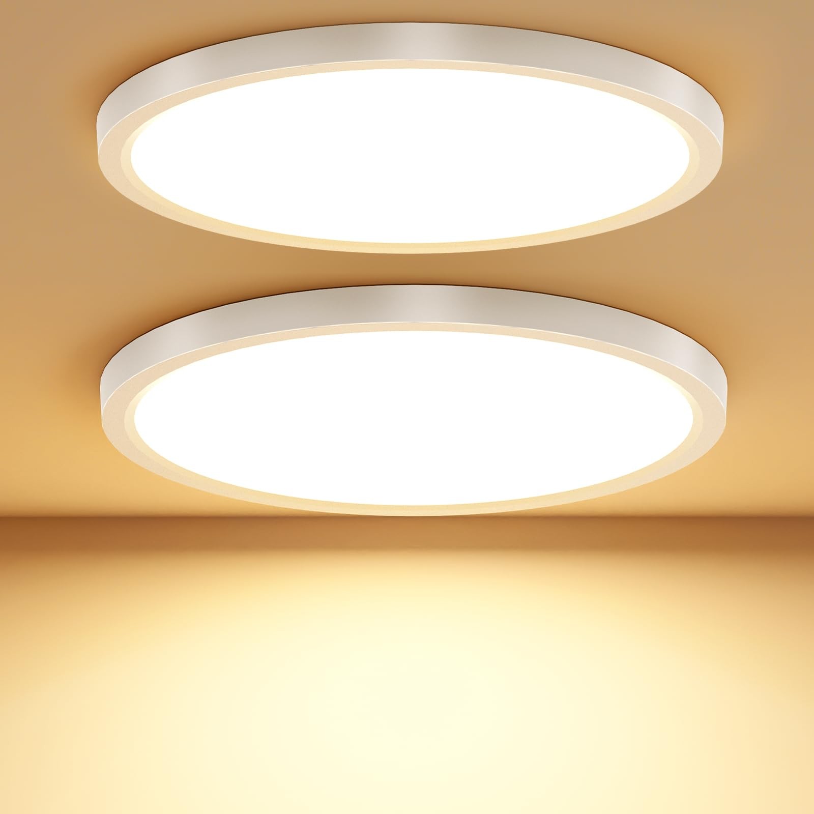 18W 2448LM 3000K Plafoniera Led Soffitto Moderna IP44 Lampada da Soffitto
