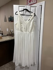 Torrid size 16 Women’s White Dress