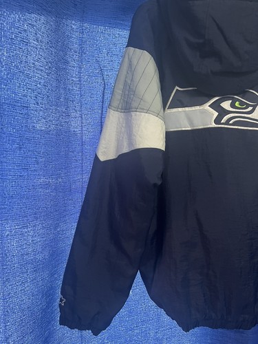 NFL Seattle Seahawks Starter Jacket Size XL Vintage - Picture 5 of 18