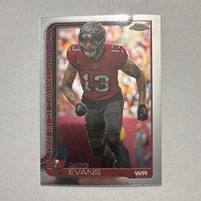 Topps Chrome Mike Evans #13 Tampa Bay Buccaneers NFL Football Card