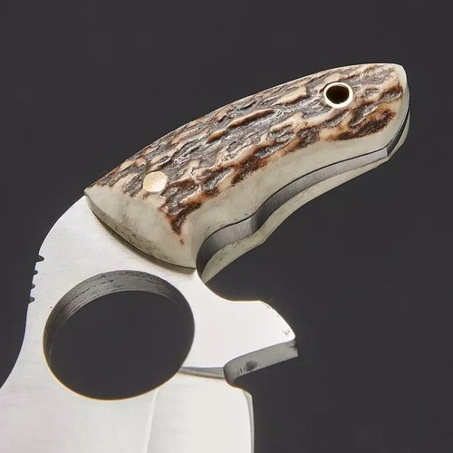 Handmade Carbon Steel Hunting Neck knife For Camping Outdoor & Hiking - Picture 3 of 4