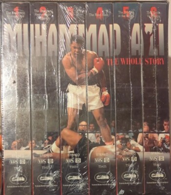 Muhammad Ali - The Whole Story (VHS, 1997, 6-Tape Set, Boxed