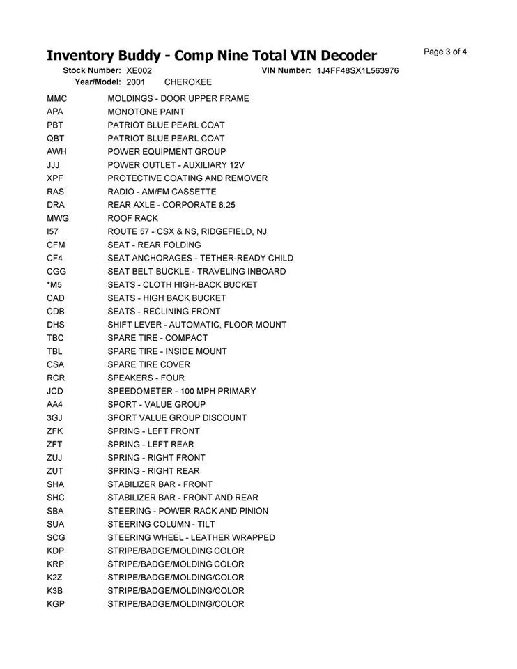 Used Rear Right Door Window Regulator Rear fits: 2001 Jeep Cherokee electric Rea - Imagem 3 de 4