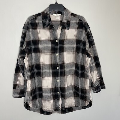 Plaid Shirt Jacket Womens H&m Checked Oversized Shirt Jacket