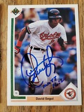 David Segui ~ Baltimore Orioles ~ 1991 Upper Deck ~ Signed Autographed Card MLB