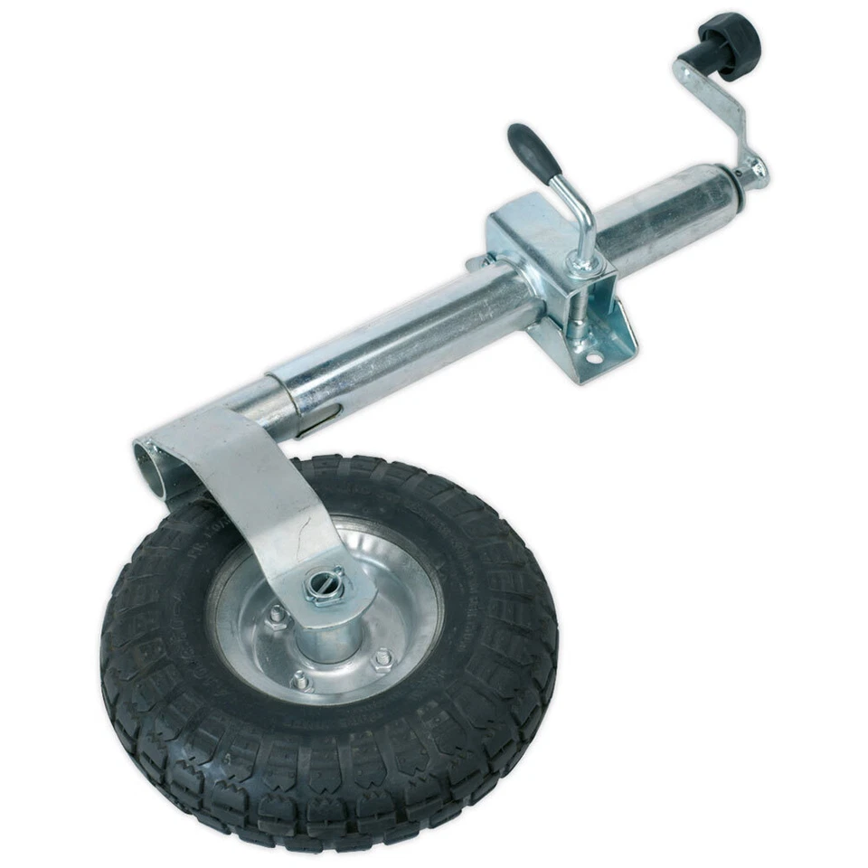 Sealey TB372 Jockey Roue Et Attache Ø48mm - 260mm Pneumatique Roue - Photo 1/1