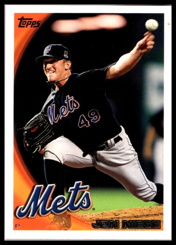 2010 TOPPS #249 JON NIESE NEW YORK METS