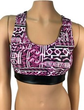 Exotic Dancewear Scoop Neck Bra Yoga Money Print clubwear Pole wear rave outfits