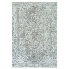 12'1"x17'10" Chrome Zoroastrian Hand Knotted Wool and Silk Oversized Rug R65875