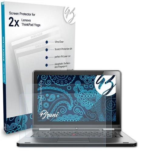 Bruni 2x Protective Film for Lenovo ThinkPad Yoga Screen Protector