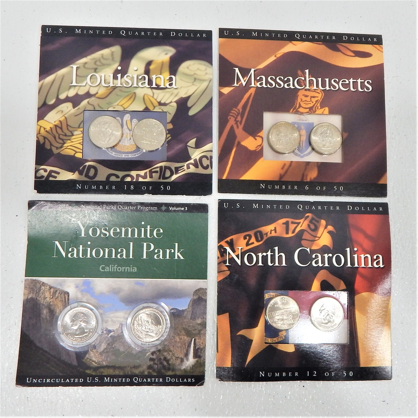 Lot of 20 US Minted Quarter Dollar Sealed State Quarter Sets 19992008
