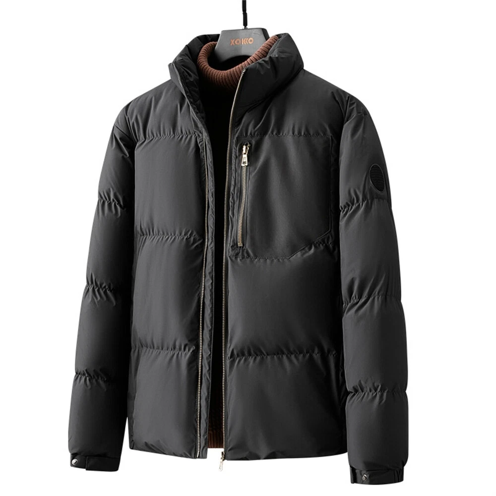 Men's Warm Winter Cotton Down Jacket Fashion Jacket Casual Coat