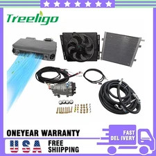 12V Electric Cooling Only Air Conditioner Universal Underdash Auto Car A/C Kit